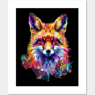 Autumn Embers The Fox Face Posters and Art